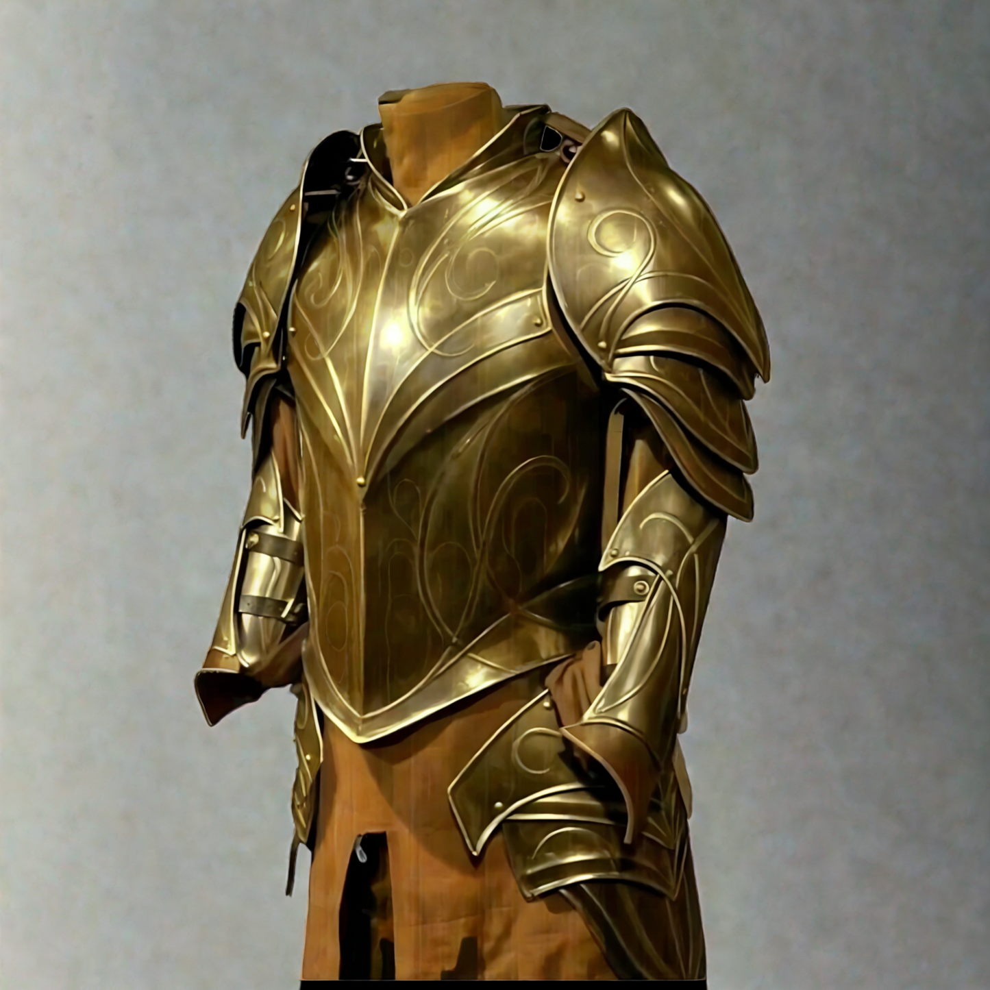 Medieval Elven Cuirass Armor - Larp Elven Costume - Medieval wearable LOTR Half Body Armor suit - Battel Ready LOTR Armor Best Gift