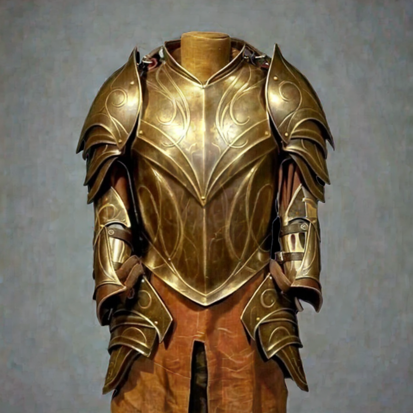 Medieval Elven Cuirass Armor - Larp Elven Costume - Medieval wearable LOTR Half Body Armor suit - Battel Ready LOTR Armor Best Gift